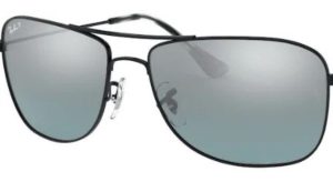 Verres originaux Ray-Ban RB3543, couleur 5L · Gris miroir chromance polarisé · plastique