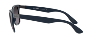 Branches originales Ray-Ban RB4195 Wayfarer Liteforce, couleur 6331 · Bleu mat