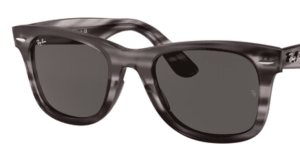 Verres originaux Ray-Ban RB4340 Wayfarer, couleur B1 · Gris foncé