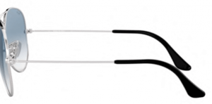 Branches originales Ray-Ban RB3407 Outdoorsman II Rainbow, couleur 003 · Argent
