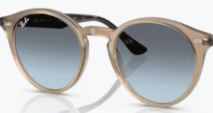 Verres originaux Ray-Ban RB2180, couleur V1 · Bleu dégradé gris · plastique