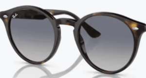 Verres originaux Ray-Ban RB2180, couleur 4L · Bleu dégradé · plastique