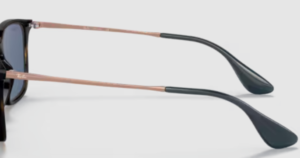 Branches originales Ray-Ban RB4187 Chris, couleur 6390 · Havane
