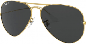 Verres originaux Ray-Ban RB3025 Aviator, couleur 48 · Noir polarisé