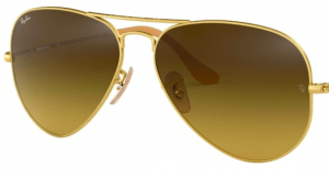 Verres originaux Ray-Ban RB3025 Aviator, couleur 85 · Marron dégradé
