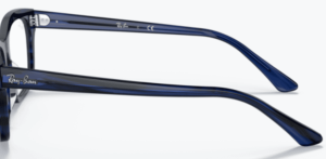 Branches originales Ray-Ban RB5383, couleur 8053 · Rayé bleu