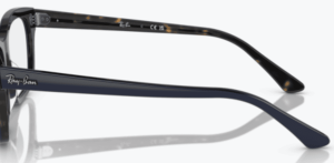 Branches originales Ray-Ban RB5383, couleur 8283 · Bleu sur havane