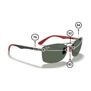 Pièces Rechange Ray-Ban 3617M Originaux