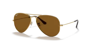 Verres originaux Ray-Ban RB3025 Aviator, couleur B15 · Marron