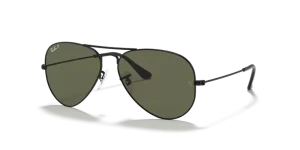 Ray-Ban 3025 AVIATOR LARGE METAL, couleur 002/58 noir