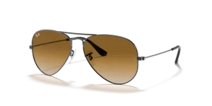 Ray-Ban 3025 AVIATOR LARGE METAL, couleur 004/51 gunmetal