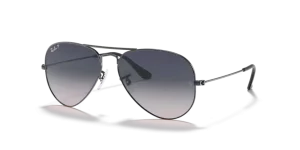 Verres originaux Ray-Ban RB3025 Aviator, couleur 78 · Bleu dégradé polarisé