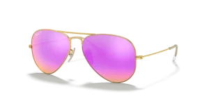 Ray-Ban 3025 AVIATOR LARGE METAL, couleur 112/1q mat arista