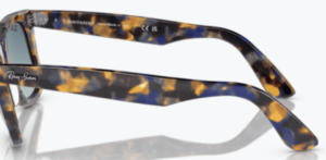 Branches originales Ray-Ban RB2140 Wayfarer, couleur 1356 · Jaune et bleu havane