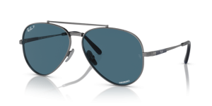 Verres originaux Ray-Ban RB3698, couleur S2 · Polarisé bleu