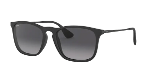 Ray-Ban RB4187 CHRIS, couleur 622/8G · Rubber noir