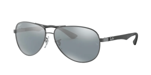 Ray-Ban RB8313 CARBON FIBRE, couleur 004/k6 gunmetal