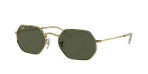 Ray-Ban RB3556 OCTAGONAL, couleur 919631 legend or