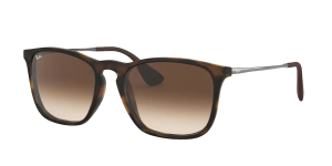 Ray-Ban RB4187 CHRIS, couleur 856/13 rubber havane