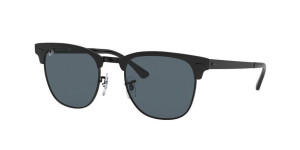 Ray-Ban RB3716 CLUBMASTER METAL, couleur 186/r5 noir mat sur noir