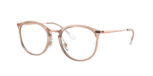 Ray-Ban RX7140, couleur 8124 · Trasparent marron clair
