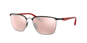 Ray-Ban RB3673M, couleur F060h2 noir sur argent