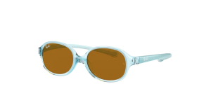 Ray-Ban RJ9187S, couleur 7081/3 transparent bleu clair