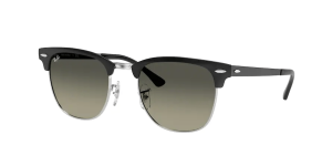 Ray-Ban RB3716 CLUBMASTER METAL, couleur 900471 noir sur argent