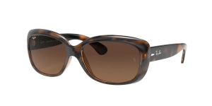 Ray-Ban RB4101 JACKIE OHH, couleur 642/43 havane