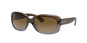 Ray-Ban RB4101 JACKIE OHH, couleur 860/51 marron dégradé lilac