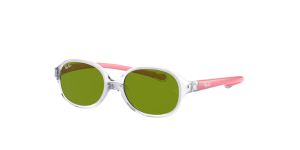 Ray-Ban RJ9187S, couleur 7082/2 transparent violet clair