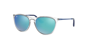 Ray-Ban RJ9060S JUNIOR ERIKA, couleur 7029b7 transparent
