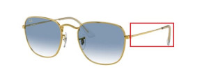 Branches originales Ray-Ban RB3857 Frank, couleur 9196 · Legend or