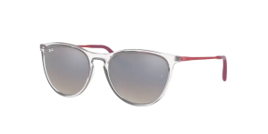 Ray-Ban RJ9060S JUNIOR ERIKA, couleur 7032b8 transparent