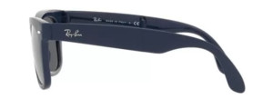 Branches originales Ray-Ban RB4105 Folding Wayfarer, couleur 6197 · Bleu