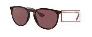 Branches originales Ray-Ban RB4171 Erika, couleur 6391 · Havane
