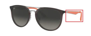 Branches originales Ray-Ban RB4285, couleur 6372 · Havane