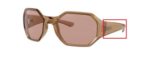 Branches originales Ray-Ban RB4337, couleur 6541 · Marron
