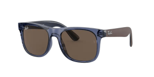 Ray-Ban RJ9069S, couleur 706873 transparent bleu