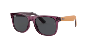Ray-Ban RJ9069S, couleur 706987 transparent violet