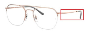 Branches originales Ray-Ban RB6444 vue, couleur 3094 · Or