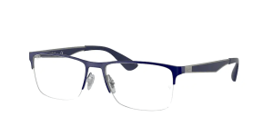 Ray-Ban RX6335, couleur 2947 · Bleu sur gunmetal