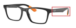 Branches originales Ray-Ban RB7025 vue, couleur 5417 · Noir