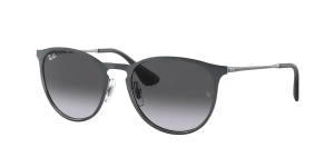 Ray-Ban RB3539 ERIKA METAL, couleur 192/8g metallic gris