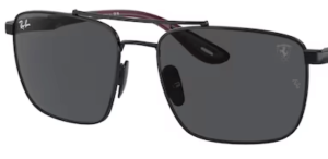 Verres originaux Ray-Ban RB3715M, couleur 87 · Gris foncé · plastique