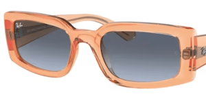 Verres originaux Ray-Ban RB4395 Kiliane, couleur 8F · Bleu/gris