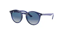 Ray-Ban RJ9064S, couleur 70624l transparent bleu