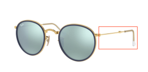 Branches originales Ray-Ban RB3517, couleur 001 · Or