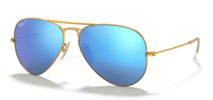 Ray-Ban 3025 AVIATOR LARGE METAL, couleur 112/4l mat arista