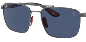 Verres originaux Ray-Ban RB3715M, couleur 80 · Bleu foncé · plastique